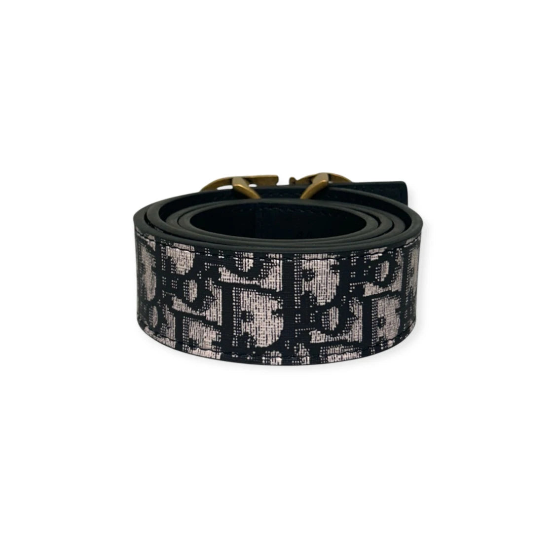 Dior Beige Belt Gold Buckle "Monogram"