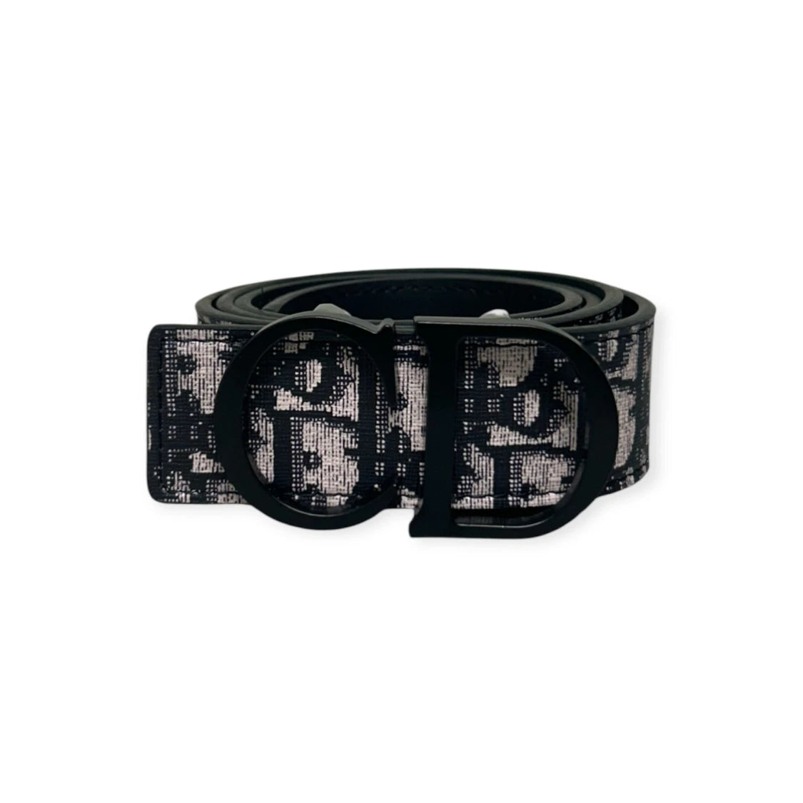 Dior Beige Belt Black Buckle "Monogram"