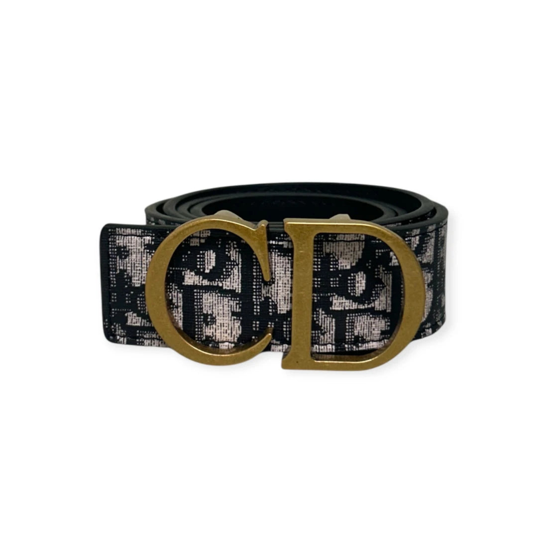 Dior Beige Belt Gold Buckle "Monogram"